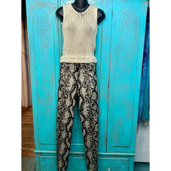 MALO THICK CHUNKY KNIT SOFTEST CASHMERE/SILK SLEEVELESS TOP 40 - Picture 3 of 13